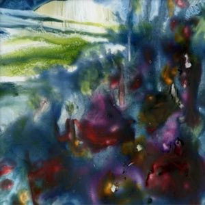 Encaustic Painting, Floral Abstract Kathy Morton Stanion - Encaustic Floral 28